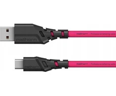 USB kabelis Eaton USB-A + USB-C - USB-C 2 m rožinis (MTC-200M)