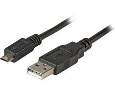 Efb Elektronik Kabelis USB EFB USB-A - microUSB 0.5 m Juodas (K5232SW.0,5)