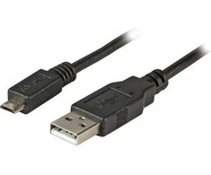 Efb Elektronik Kabelis USB EFB USB-A - microUSB 0.5 m Juodas (K5232SW.0,5)