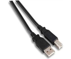 Efb Elektronik USB kabelis EFB USB-A - USB-B 1 m Juodas (K5255SW.1)