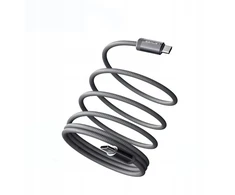 USB kabelis Lenyes USB-C - USB-C 1 m Pilkas