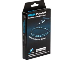 USB kabelis Realpower USB-A - Žaibas 0, 75 m mėlyna (185961)