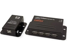 Roline USB 2.0 prailginimo kabelis per RJ45, 4x USB, maks. 50 m