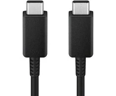 USB kabelis Samsung USB-C - USB-C 1,8 m Juodas (EP-DX510JBEGEU)