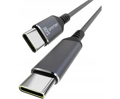 USB kabelis Smrter USB-C - USB-C 1 m juodas (SMRTER_SPEEDY100_M_AT)