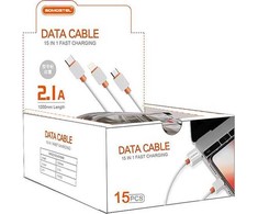 USB kabelis Somostel USB-A - mikroUSB 1 m Juoda (28260)