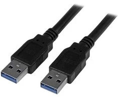USB laidas 3.0 Startech USB3SAA3MBK 3 m Juoda