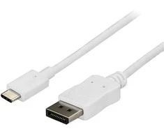 USB laidas StarTech USB-C – DisplayPort 1,8 m Baltas (CDP2DPMM6W)