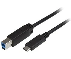 USB kabelis StarTech USB-C - USB-B 2 m Juodas (USB315CB2M)