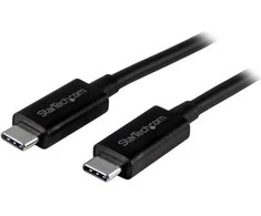 USB kabelis StarTech USB-C - USB-C 1 m Juodas (USB31CC1M)