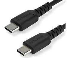 USB kabelis StarTech USB-C - USB-C 1 m juodas (RUSB2CC1MB)