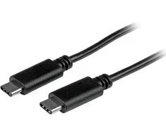 USB laidas StarTech USB-C – USB-C 1 m juodas (USB2CC1M)