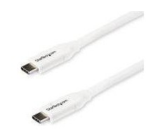 USB kabelis StarTech USB-C – USB-C 2 m baltas (USB2C5C2MW)