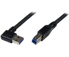 USB kabelis StarTech USB-A - USB-B 1 m Juodas (USB3SAB1MRA)