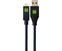 USB kabelis Techly USB-A - USB-C 1 m juodas (ICOC-MUSB31-CMAM10T)