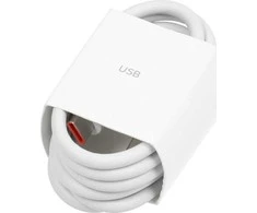 XIAOMI originalus kabelis USB A į Type C 6A 1 m baltos spalvos bulk pakuotė