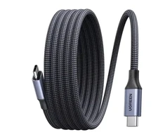 USB kabelis Ugreen L537 USB-C PD 240W 0,5 m (pilka) (85529)