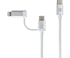 USB kabelis USB-C - Lightning 1 m, baltas (ERPW2CL100-WH)
