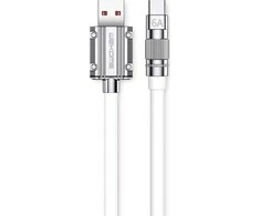 WEKOME WDC-186 Wingle Series - USB-A to USB-C Fast Charging Connection Cable 1 m baltos spalvos