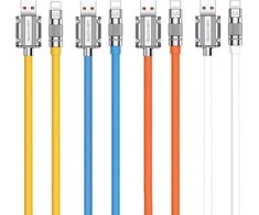 WEKOME WDC-186 Wingle Series - USB-A to Lightning Fast Charging Connection Cable 1 m Oranžinis