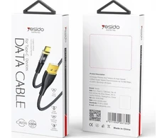 YESIDO LAIDAS CA104 18W USB/C TYPE 1,2M PVC 2A Juodas