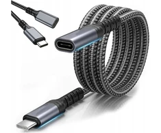 USB kabelis Zenwire USB-C - USB-C 2 m, juodas