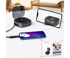 USB laidas Lenyes USB-A + USB-C - USB-C + microUSB + Lightning 1 m Juodas