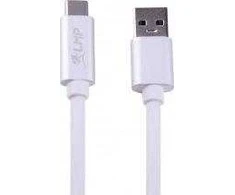 USB laidas LMP USB-A - USB-C 1 m Balta (LMP -USBC-USBA-CA-S)