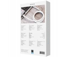 USB kabelis PROOVE ReGen Silicone Type-C to Type-C 60W (1 m) baltas (Proove)