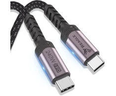 USB laidas Reagle USB-C - USB-C 5 m Juodas