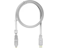 Kabelis USB Rolling Square USB-C - Lightning 2 m Baltas (RS-XLM02R)