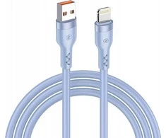 USB kabelis T-Phox USB-A - Lightning 1,2 m Mėlyna