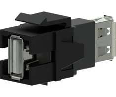 Procab Keystone USB 2.0 A-USB 2.0 A adapteris juodas – VCK622/B