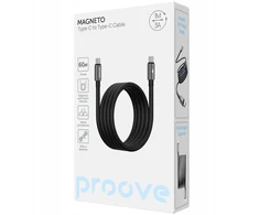 USB Proove magnetinis C tipo į C tipo jungtį 60W (1m)