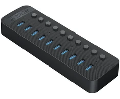 HUB USB Orico CT2U3-10AB 10x USB-A 3.2 Gen1 (CT2U3-10AB-EU-BK-BP)