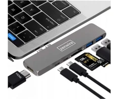 USB ŠAKOTUVAS Zenwire 2x USB-C + 2x USB-A 3.0 (1026902325)