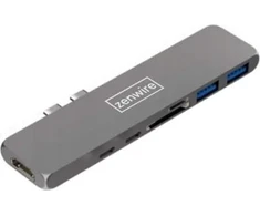 USB ŠAKOTUVAS Zenwire 2x USB-C + 2x USB-A 3.0 (1026902325)