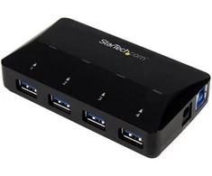 StarTech USB-A Hub 4 prievadai juodi