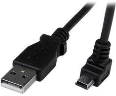 USB kabelis StarTech USB-A - miniUSB 2 m Juodieji (USBMB2MD)
