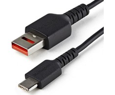USB kabelis StarTech USB-A - USB-C 1 m Juodas (USBSCHAC1M)