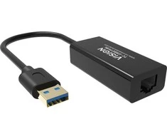 USB Vision VISION adapteris Profesionalus, paruoštas diegimui, USB-A į RJ45 Ethernet tinklo adapteris – 30 METŲ GARANTIJA – 100/1000 Mbps – greitas Ethernet „Mac“ – palaiko sustabdymo/tęsimo aptikimo logiką ir valdymo galinį tašką – USB-A 3.0 (M) į ekranuotą