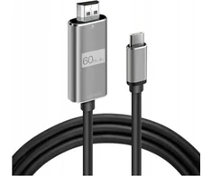 USB Zenwire USB-C - HDMI kabelis 2 m pilkas (5904507528164)