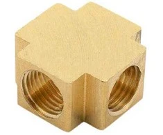 Usorteret 1/8 BSP žalvarinis adapteris