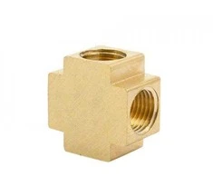 Usorteret 1/8 BSP žalvarinis adapteris