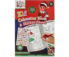 Usorteret A4 Elf Colouring Book 48 pages with Sticker Sheet CDU