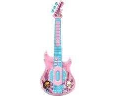 Lexibookgabbys Dollhouse Lexibook - Gabby lėlių namelio elektroninė šviečianti gitara su mikrofonu (K260GDH)