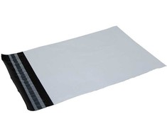 Usorteret BNT Siuntimo maišeliai 450x550 mm, balti, PE, pagaminti iš 100 % perdirbto plastiko - (100 vnt.)