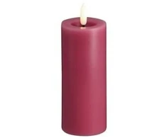 Usorteret „Moods &amp; More“ LED kolonėlė su vintažinės rožės spalvos lydymosi efektu – Ø 4,9 cm x A 12,5 cm