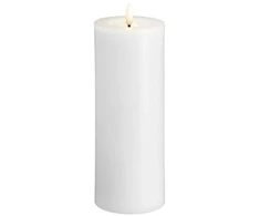 Usorteret Moods &amp; More MM LED žvakė, Silk, Melted, Classic balta, 74x200 mm