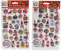 Usorteret Puffy Elf Stickers 30 pcs 2 asst.